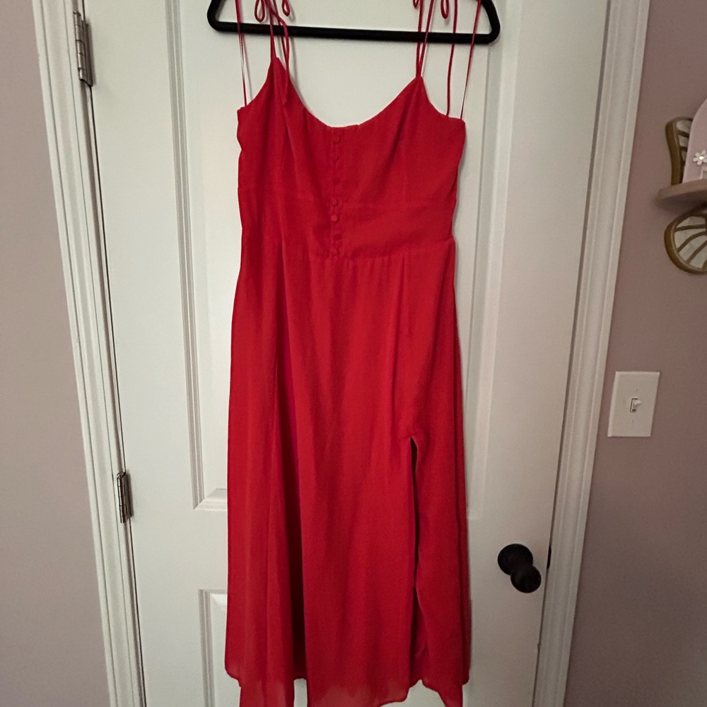 Abercrombie & Fitch Red Sundress (Medium Tall)